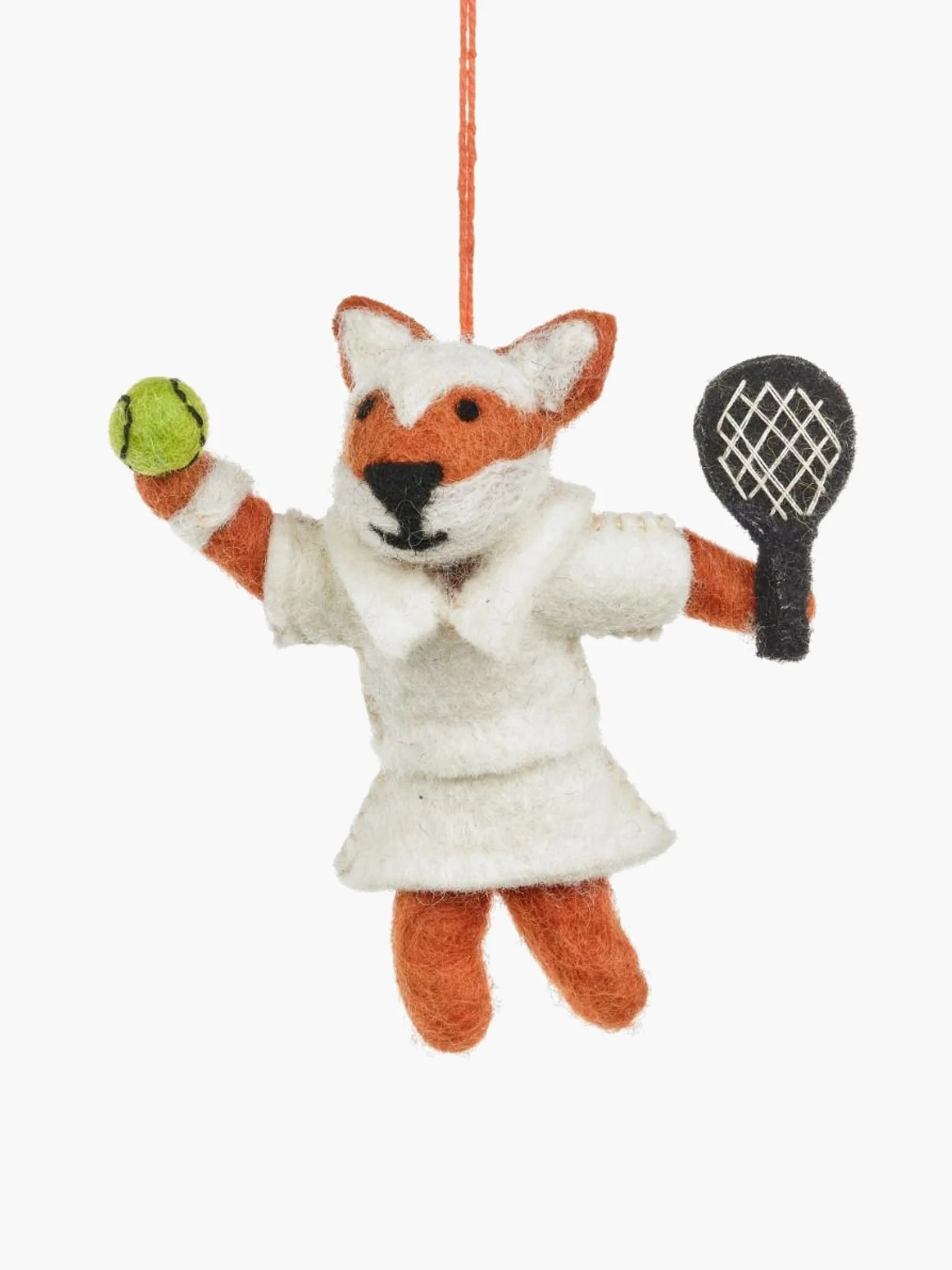 Wimbledon Tennis Fox Ornament