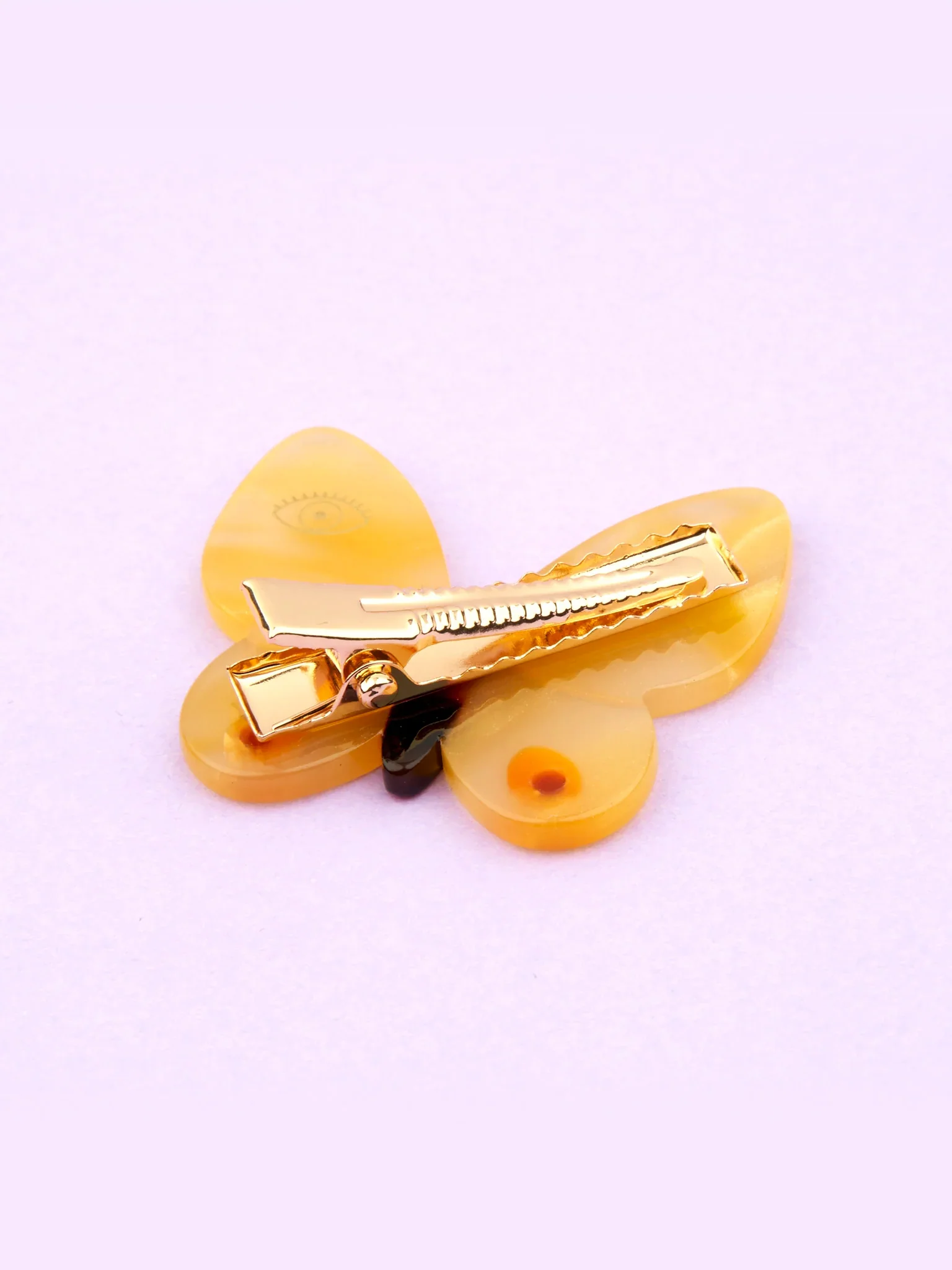 Yellow Butterfly Hair Clip - Image 3