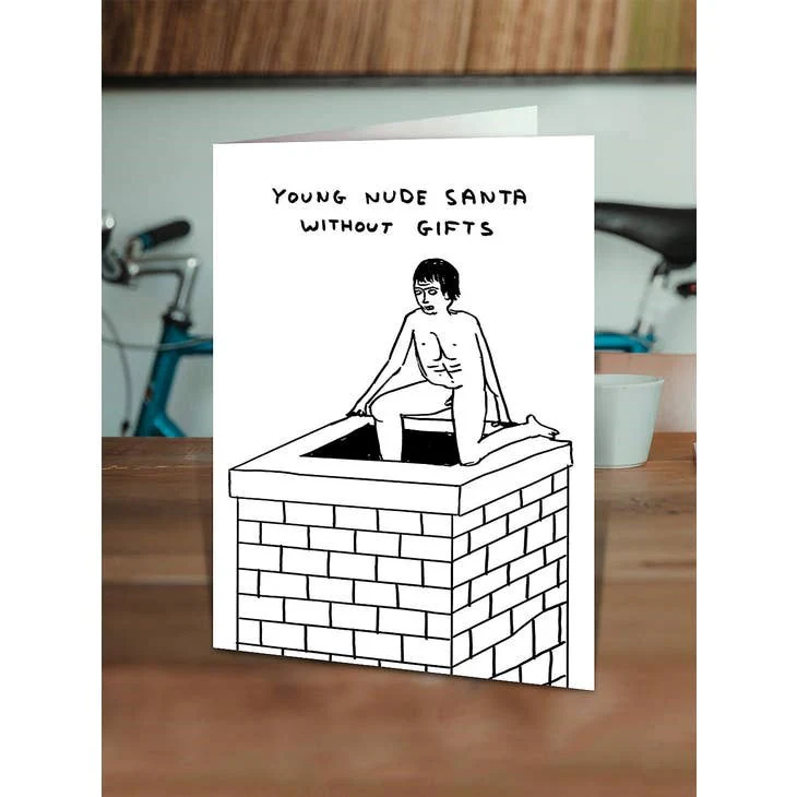 Young Nude Santa Christmas Card x David Shrigley - Image 3